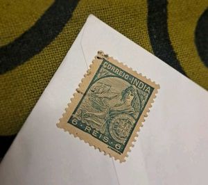 PORTUGUESE INDIA 1933 SaoGabriel 6P OLD USED STAMp
