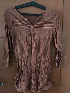 Boho Beaded Tunic Top