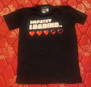 Solid Black Graphic Unisex Tee