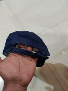Beautiful Navy Blue Wgite Combi Cap