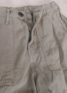 Trendy Cargo Pants - Beige