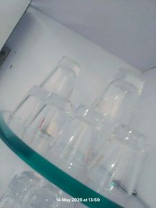 Set of Clear  mini Glasses