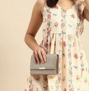 women floral printed empire kurta