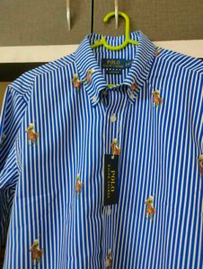 NEW RALPH LAUREN PRINTED LOGO SHIRT