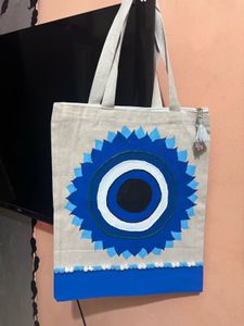 evil eye tote bag