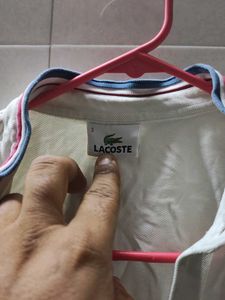 Lacoste White Polo Shirt