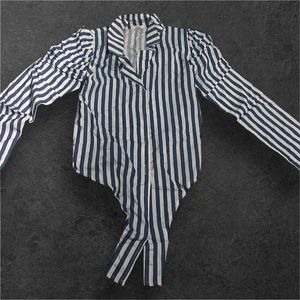 Striped Blazer Style Top