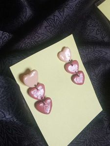 Heart Drop Earrings