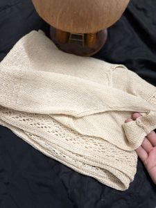 Knit Crochet Beach / Boho dress / cover up