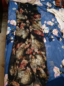 Floral Print Sleeveless Maxi Dress