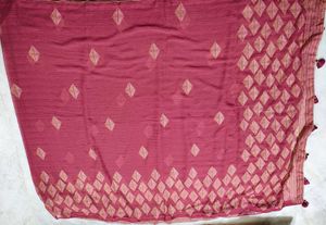Maroon Diamond Print Saree