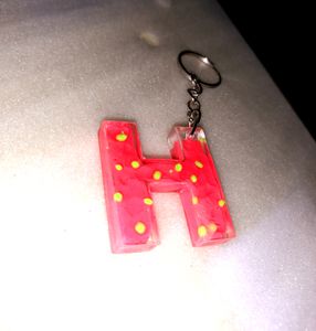 Any1Resin Letter Keychains - Handmade Initial Cha