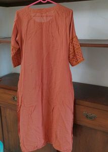 Vismay Orange kurta