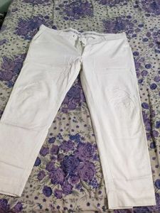 Classic White Trousers
