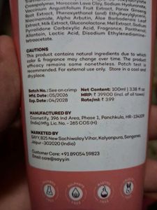 SAYY Moroccan De-tan Clay Face Wash