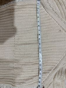 Cream Knit Turtleneck Sweater