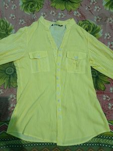 Zudio Trendy Strip Shirt, Fit Xs/S Both, Brand New