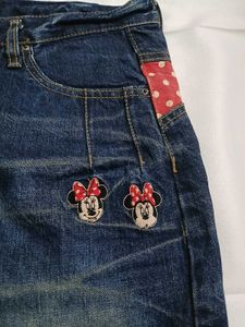💋Cute🌸Minnie😍Mouse🌹Denim Skirt💋