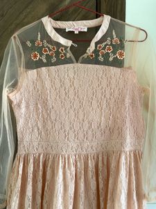 Pink Lace Dress
