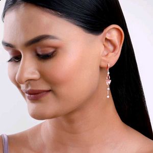 real silver Butterfly Earrings