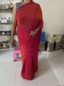 Beautiful Pink Ombre Saree🌸
