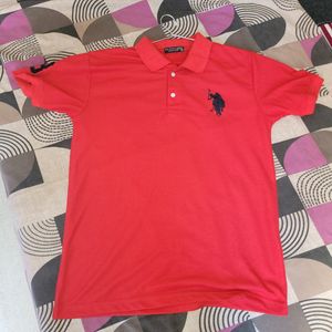 Red Polo T shirt