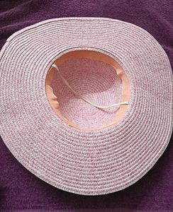 Beautiful Pink Beach Hat. For Sun Protecti