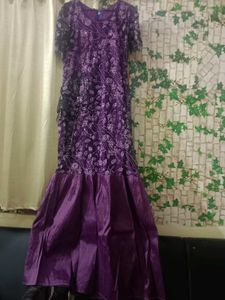 Elegant  Embroidered Gown