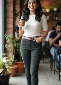 Braided Pink Belt