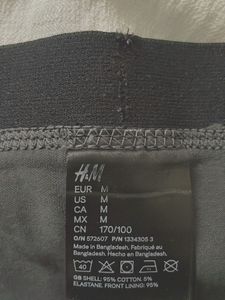 H&amp;M Leopard Print Black &amp; Grey Trunk