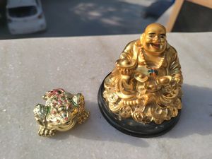 Combo Of Coins Laughing Budha And Wealth Tortoise