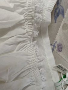 NEWME KOREAN LINEN TOP WITH TAG