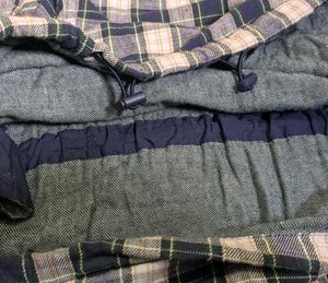 Em Polham Hooded Plaid Longline Shacket