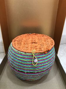 Jute Round Bowl Box (24Rasgulla Can Be Put)