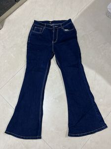Flared Dark Wash Jeans