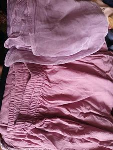 Elegant Lavender Kurta Set with Dupatta