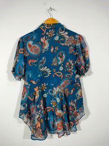 Multi Colour Printed Casual Top (Women's)