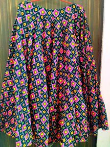 Vibrant Ethnic Printed Skirt