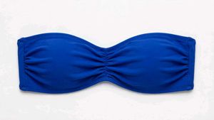 🎀💙 32A Strapless Royal Blue Bikini Top