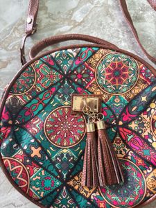 Boho Round Sling Bag ❤️