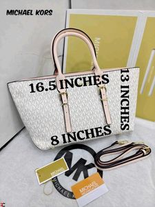 MICHAEL KORS MOORE ( COPY)SMALL SIGNATURE LOGO SAT