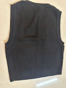 Black Knit Vest