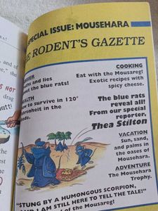 Geronimo Stilton Red Pizzas For A Blue Count