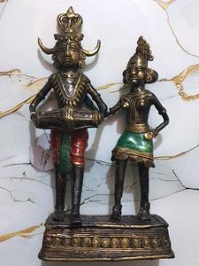 Vintage Tribal Couple Showpiece