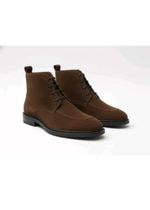 Stylish Brown Suede Boots