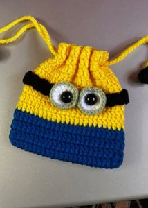 Crocheted Minion Pouch