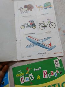 Set of 5 Cut &amp; Paste Chart Books for Kids