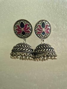 Customized Beautiful Jhumka Earrings-Unused