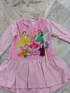 Girls Pink Princess Dress