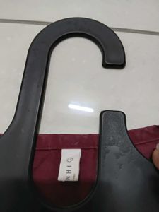 Maroon Puff Sleeve Top